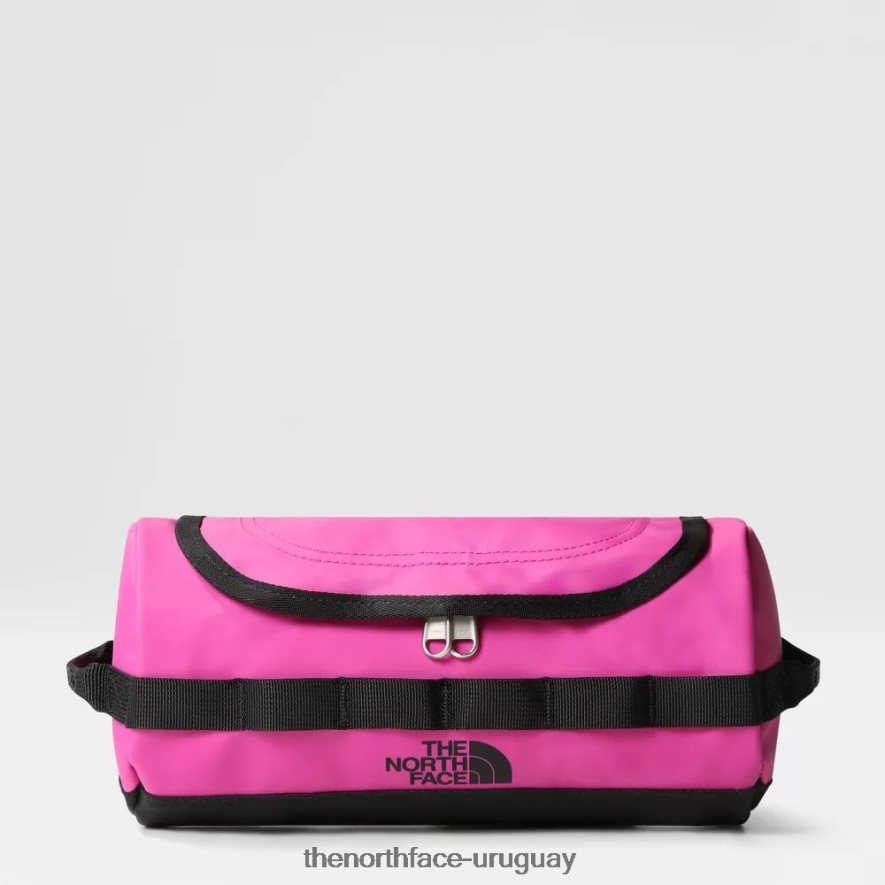 neceser de viaje para campamento base pequeño 2RRLTN787 rosa fucsia The North Face