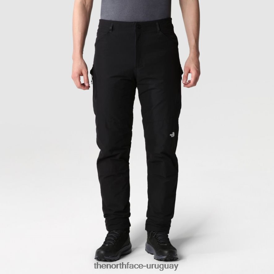 pantalones cargo cónicos regulares de exploración de invierno para hombre 2RRLTN2114 negro The North Face