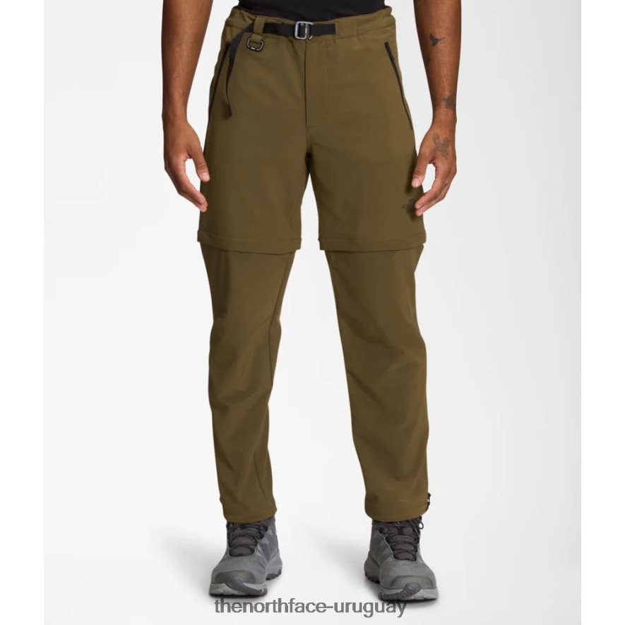 pantalones convertibles paramount pro para hombre 2RRLTN6048 oliva militar The North Face