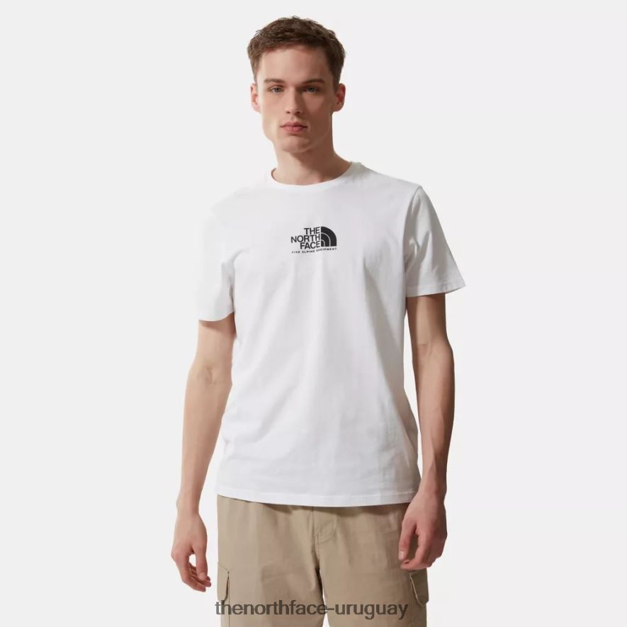 Camiseta blanca negra para hombre Fine Alpine Equipment 3 2RRLTN621 blanco negro The North Face