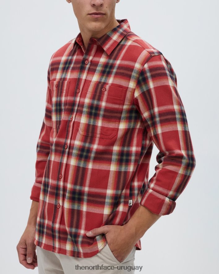 camisa de franela ligera arroyo 2RRLTN7026 rojo The North Face