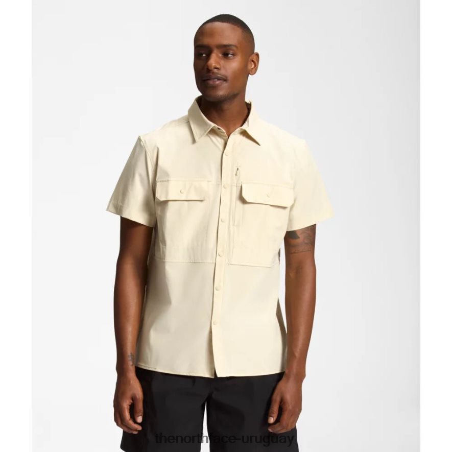 camisa de sol de manga corta sniktau para hombre 2RRLTN5860 grava The North Face