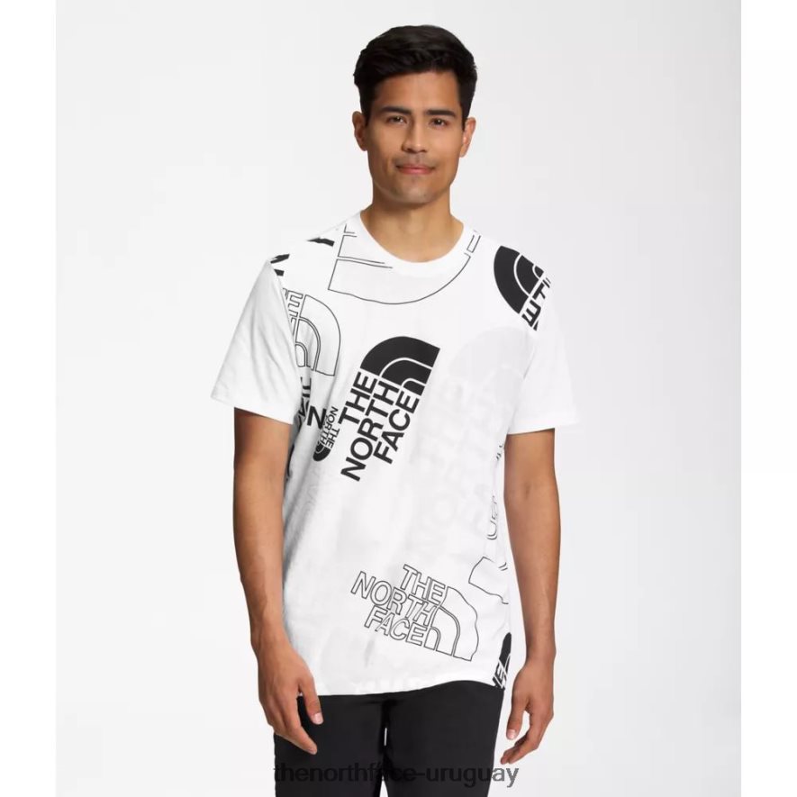 camiseta de manga corta con inyección gráfica para hombre 2RRLTN5453 blanco The North Face