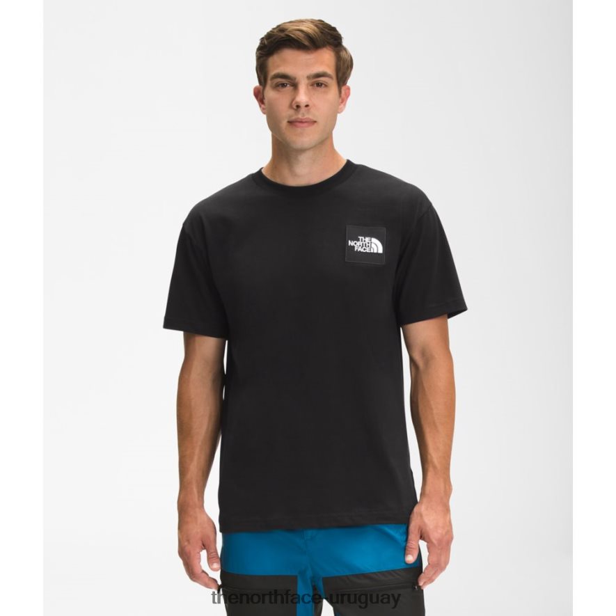 camiseta de manga corta para hombre de peso pesado 2RRLTN4759 negro The North Face