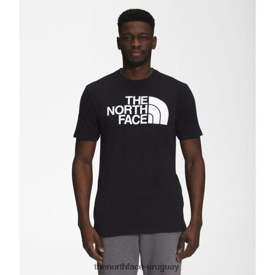 camiseta de media cúpula de manga corta para hombre 2RRLTN3450 negro The North Face