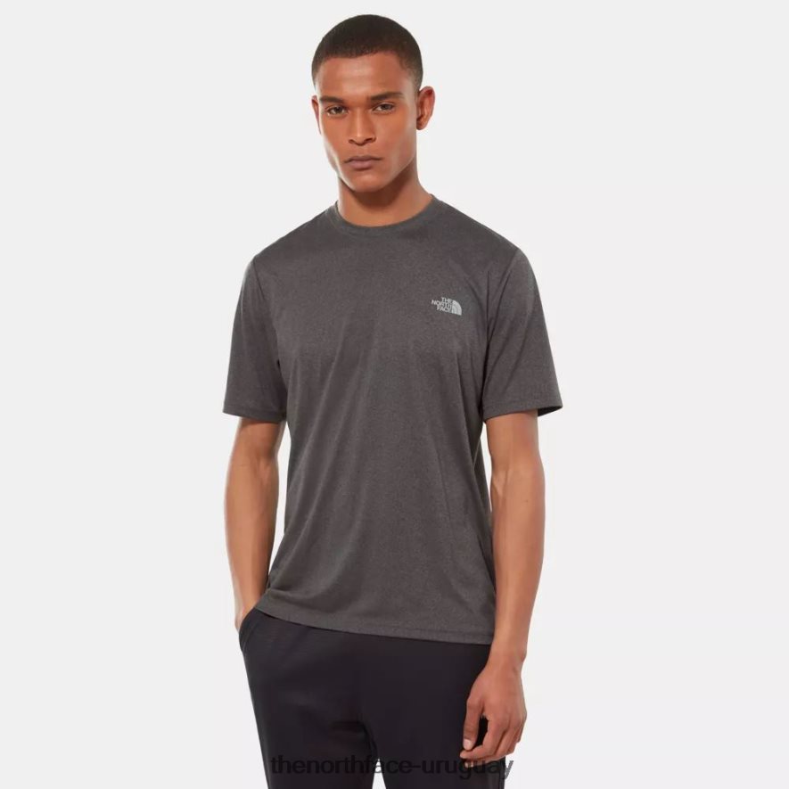 camiseta reaxion amp hombre 2RRLTN198 gris The North Face