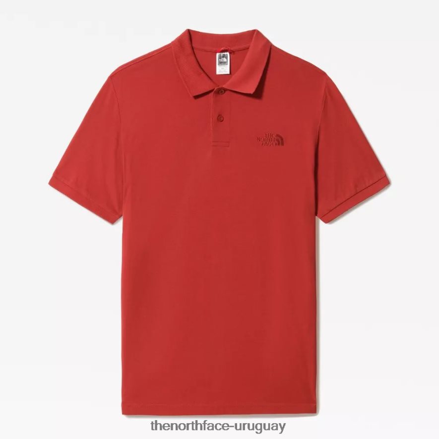 polo de piquet para hombre 2RRLTN2398 especias rojas The North Face