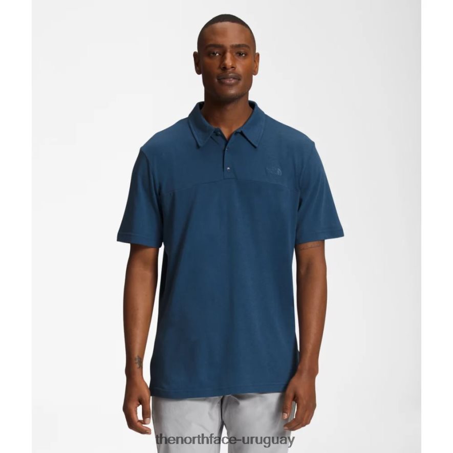 polo terreno hombre 2RRLTN6225 azul sombreado The North Face