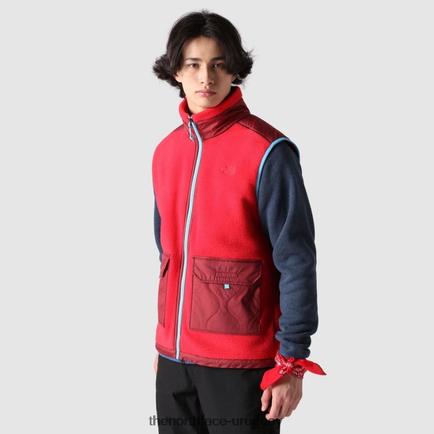 chaleco polar para hombre Royal Arch 2RRLTN1609 rojo The North Face