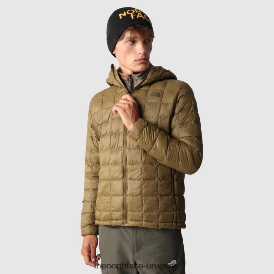 chaqueta con capucha termoball eco hombre 2RRLTN1090 oliva militar The North Face