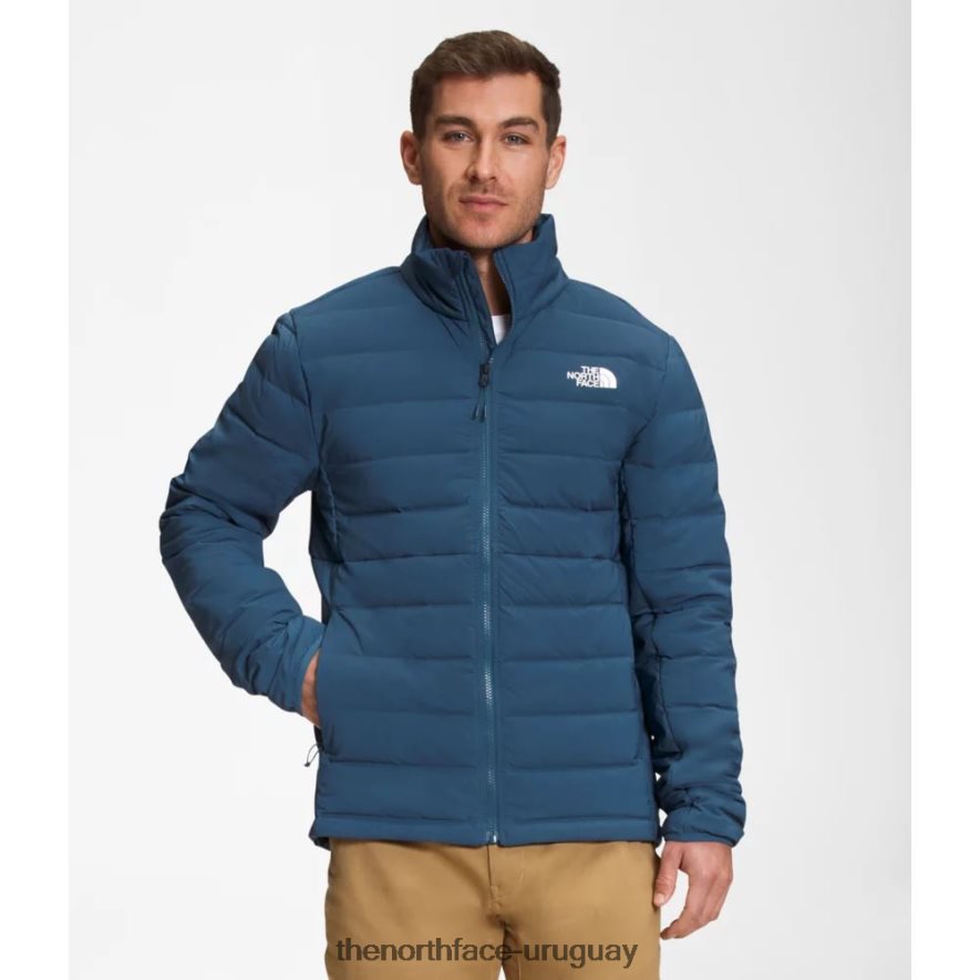 chaqueta de plumas elástica belleview para hombre 2RRLTN5192 azul sombreado The North Face