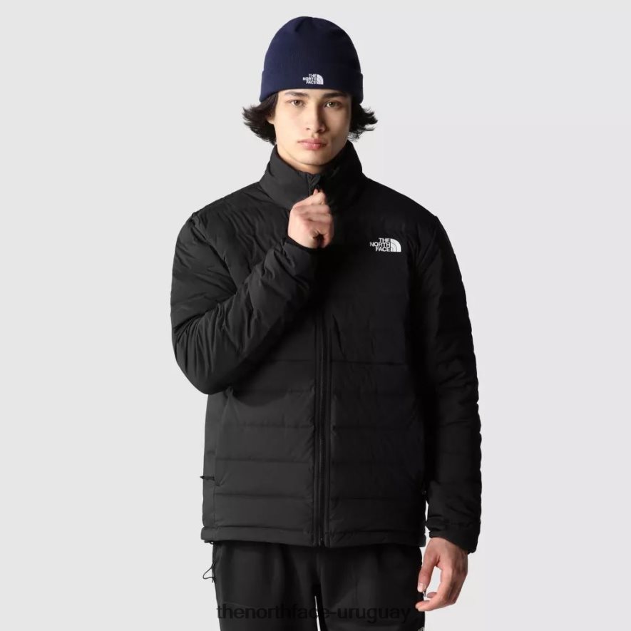 chaqueta de plumas elástica belleview para hombre nueva 2RRLTN1614 negro The North Face