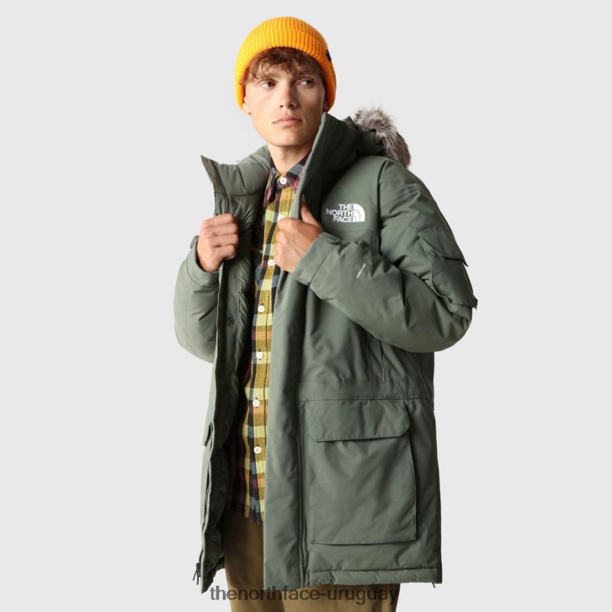 chaqueta mcmurdo reciclada hombre 2RRLTN423 tomillo The North Face