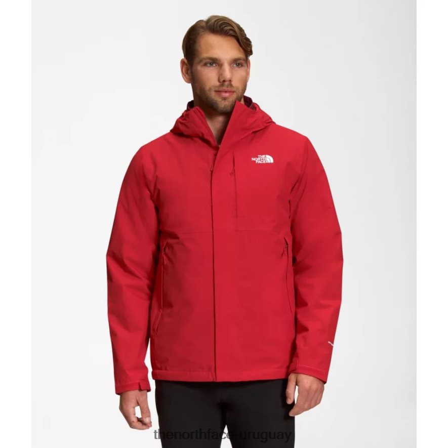 chaqueta triclimate hombre carto 2RRLTN4260 rojo The North Face