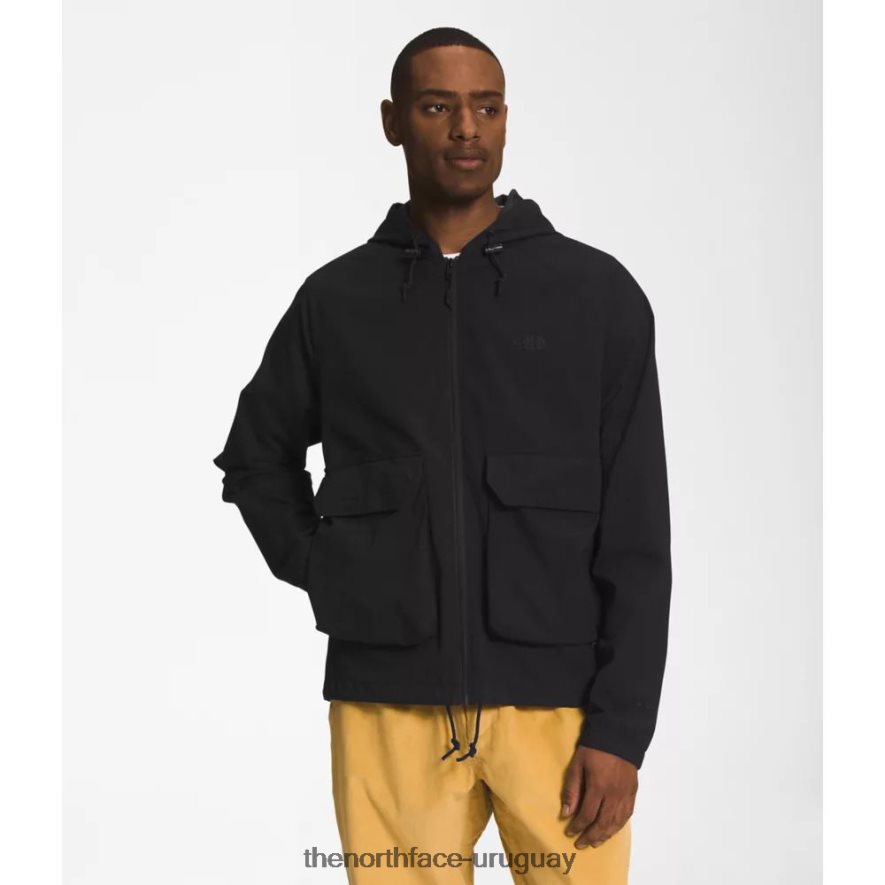 sudadera con capucha de viento ripstop para hombre 2RRLTN5636 negro The North Face