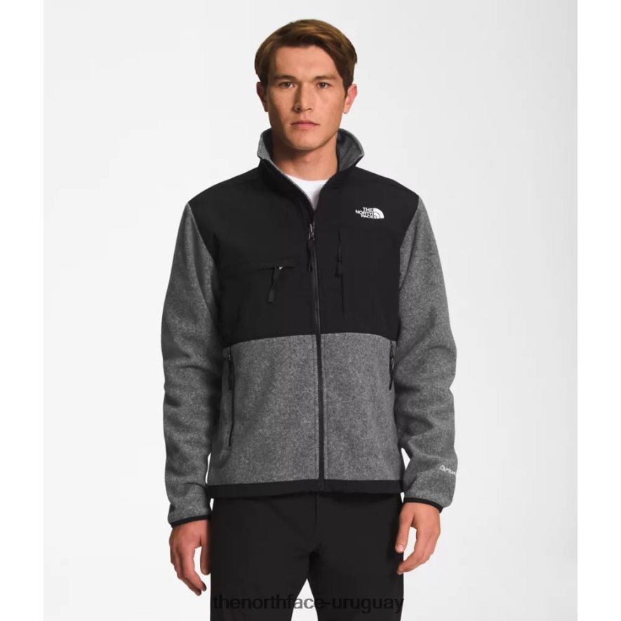 chaqueta denali de los hombres 2RRLTN5591 gris The North Face