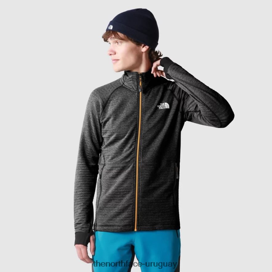 chaqueta polar con cremallera completa para hombre 2RRLTN2087 gris The North Face