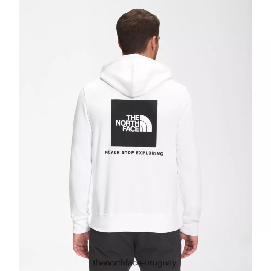 hombres box nse sudadera con capucha blanco negro 2RRLTN3355 blanco negro The North Face