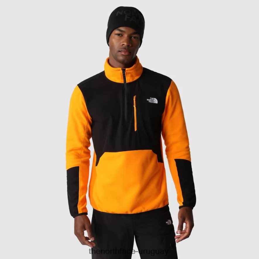 polar naranja negro hombre glacier pro 1/4 zip 2RRLTN1187 naranja-negro The North Face