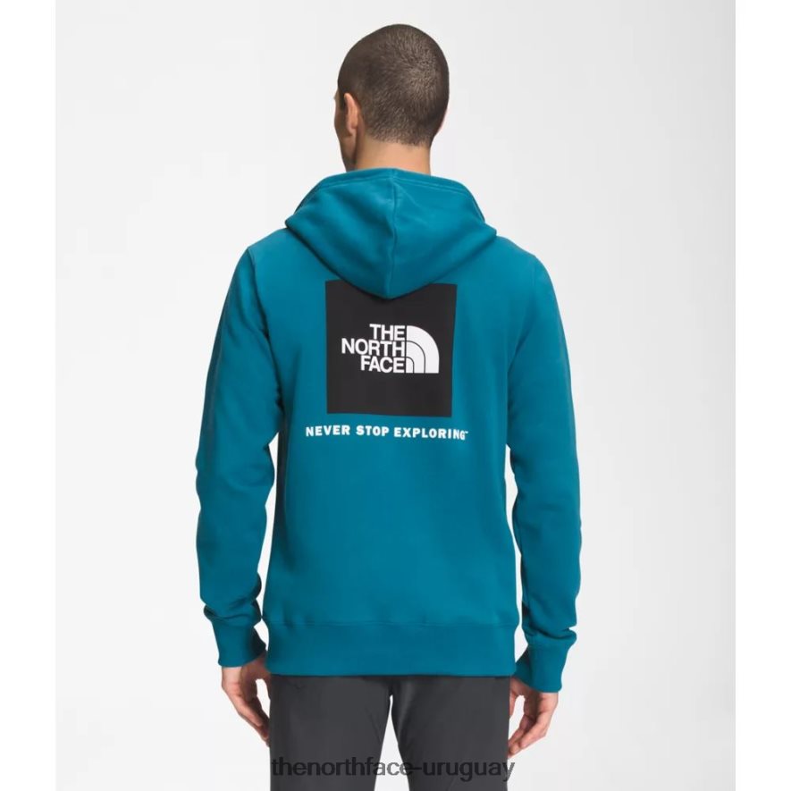 sudadera con capucha box nse para hombre 2RRLTN3358 azul banff The North Face