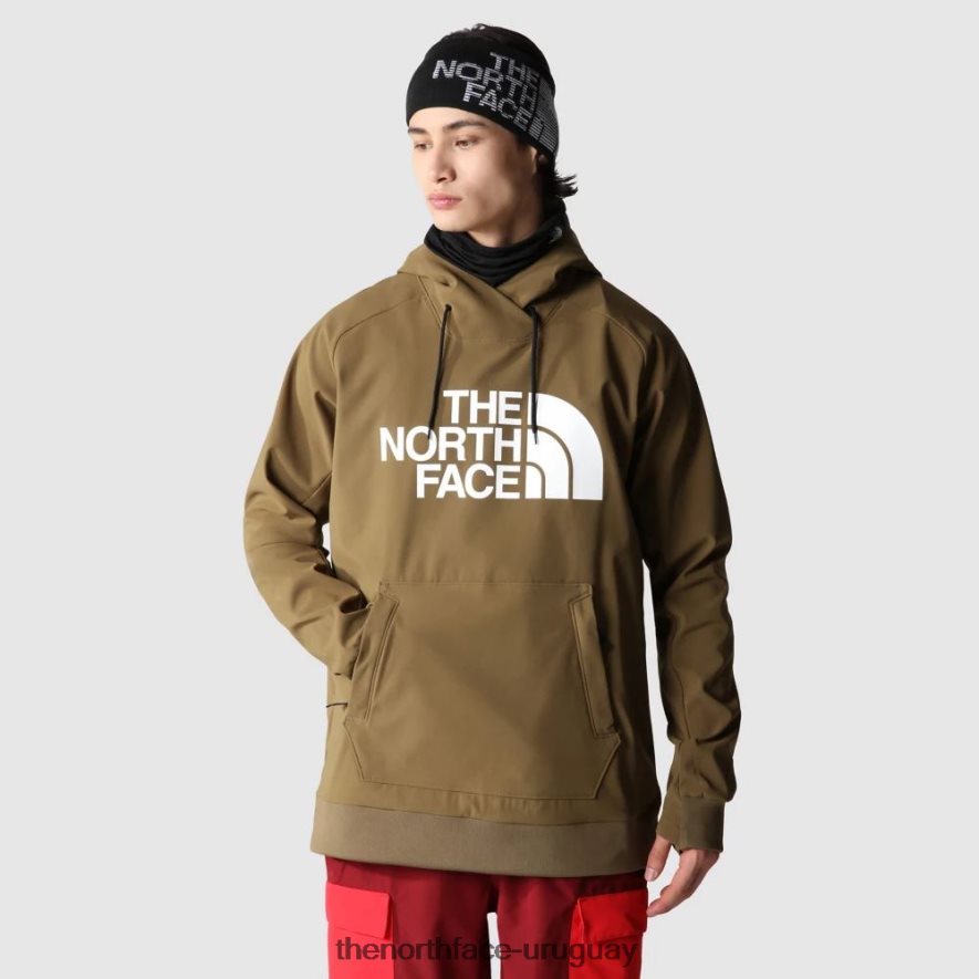 sudadera con capucha y logo tekno para hombre 2RRLTN178 oliva militar The North Face