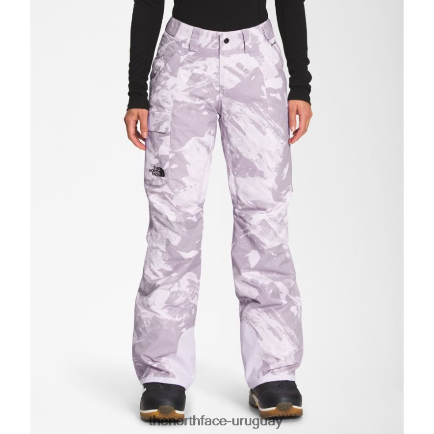 pantalones con aislamiento libertad mujer 2RRLTN3897 niebla de lavanda The North Face