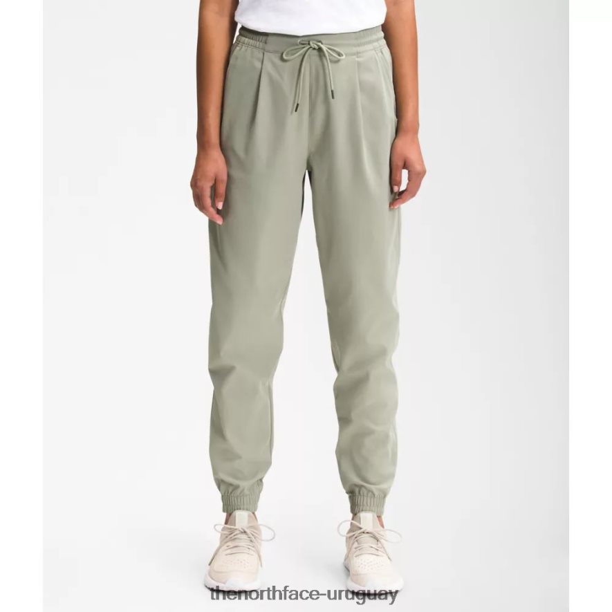 joggers estándar para mujer 2RRLTN4375 té verde The North Face