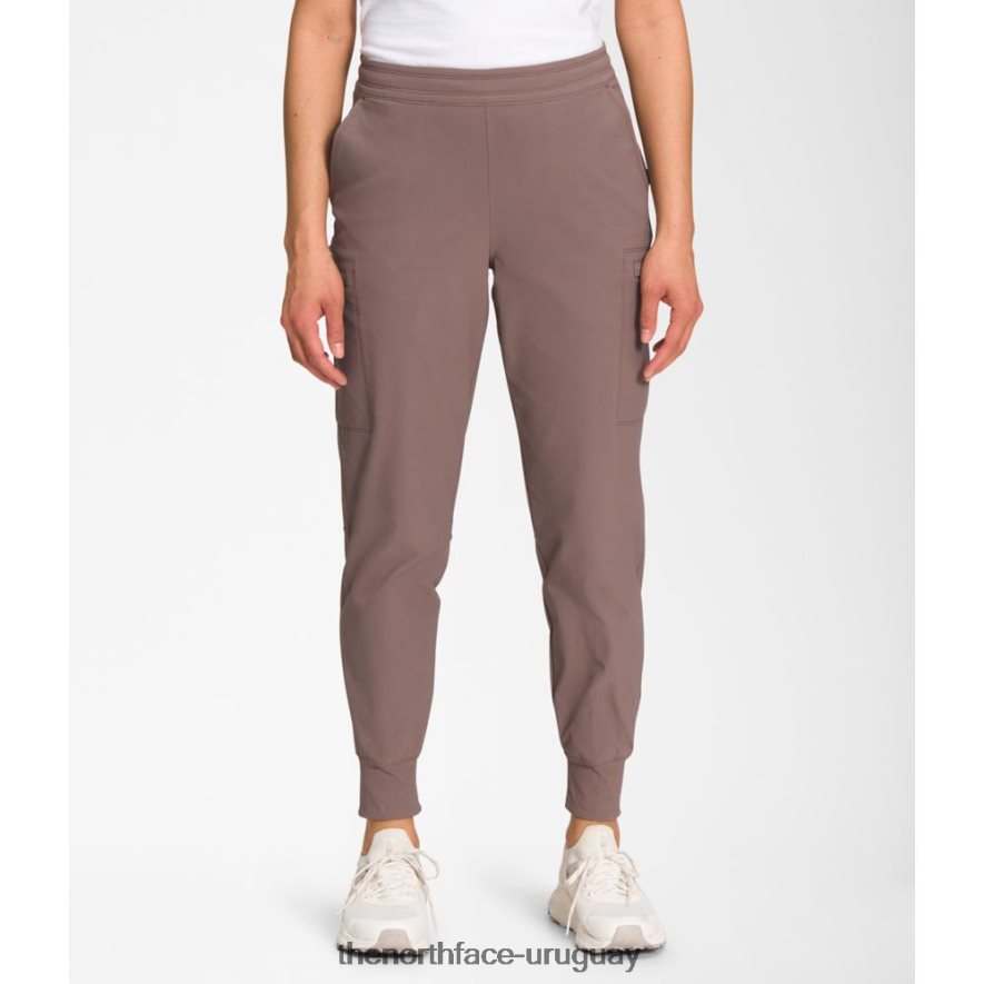 joggers utilitarios laterra para mujer 2RRLTN6087 color topo profundo The North Face