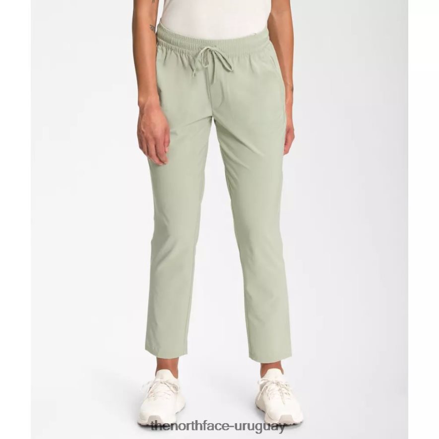 las mujeres nunca dejan de usar pantalones tobilleros 2RRLTN3842 té verde The North Face