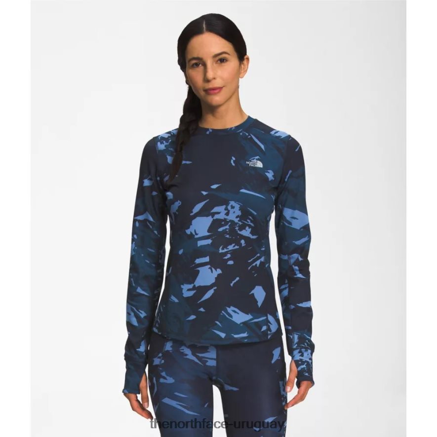 Equipo esencial cálido de invierno estampado para mujer 2RRLTN6109 azul sombreado The North Face