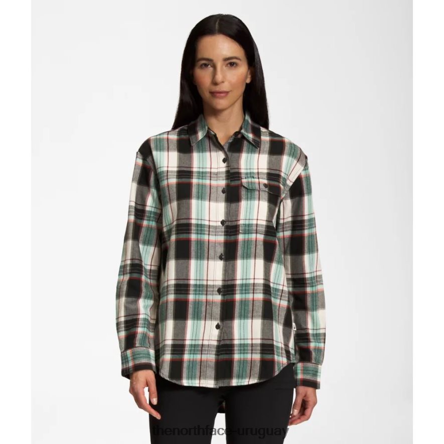 camisa berkeley de manga larga para mujer 2RRLTN3505 blanco grande The North Face