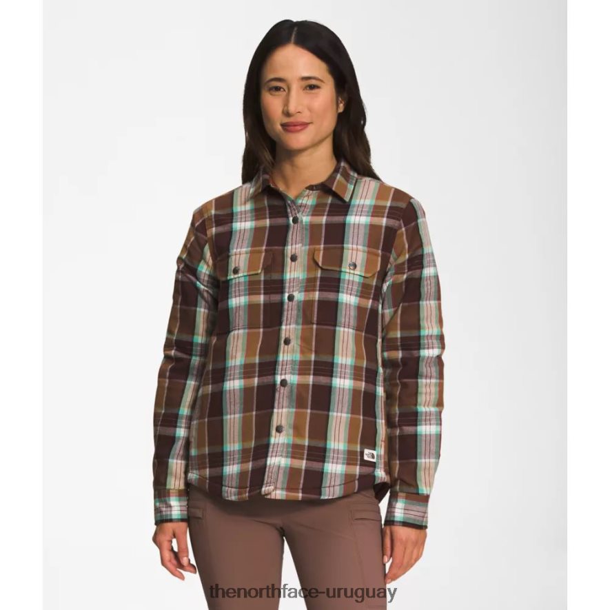 camisa campshire mujer 2RRLTN4180 jengibre The North Face