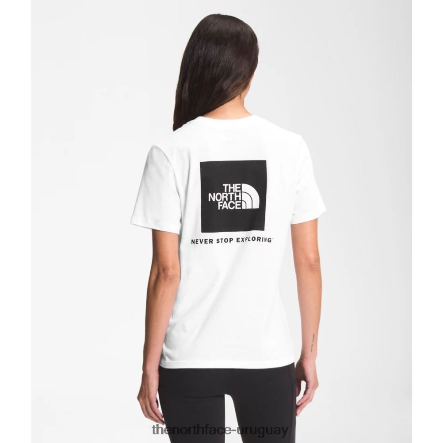 camiseta blanca negra de manga corta para mujer 2RRLTN3347 blanco negro The North Face