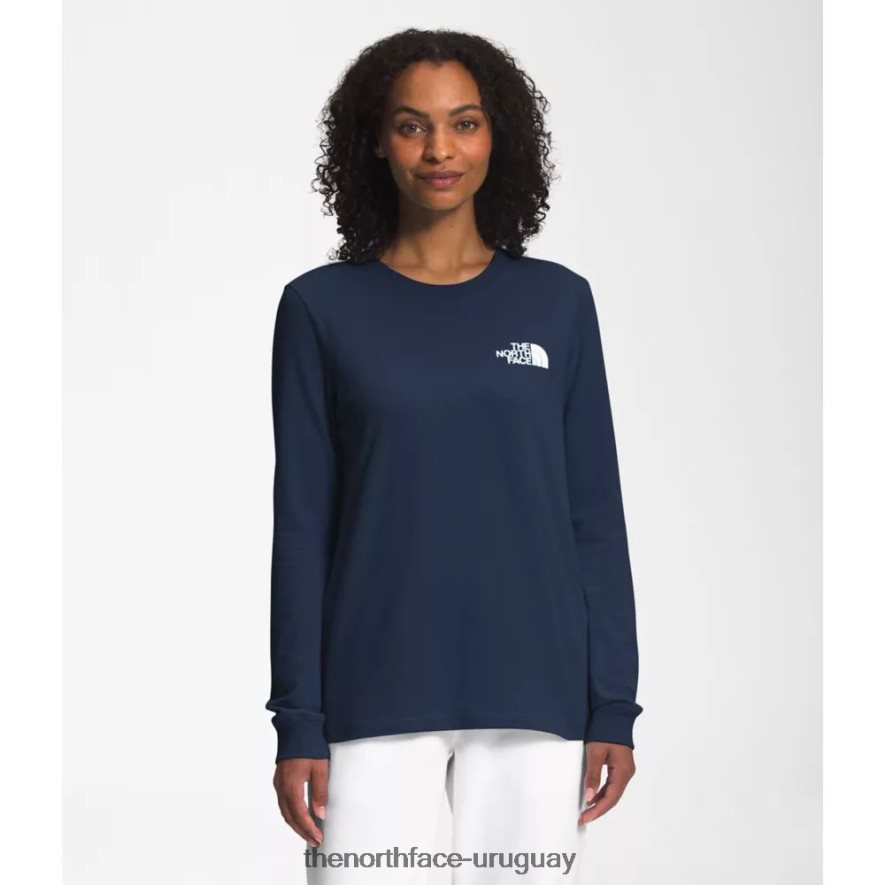 camiseta de manga larga para mujer 2RRLTN4590 cumbre marina The North Face