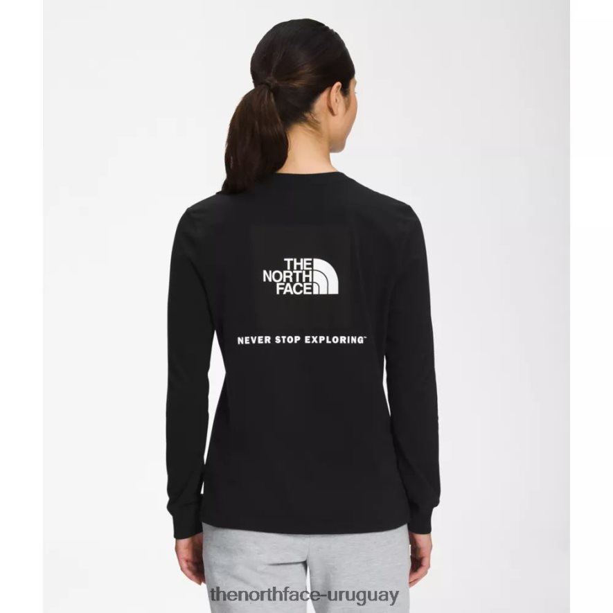 camiseta de manga larga para mujer 2RRLTN4593 negro The North Face