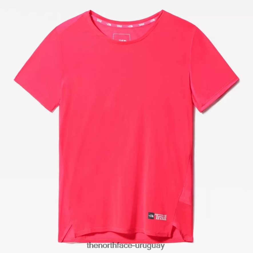 camiseta de mujer amanecer 2RRLTN1331 coral brillante The North Face