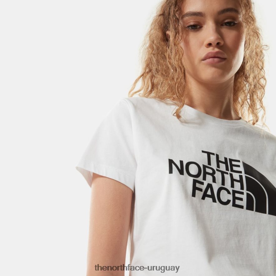 camiseta fácil mujer 2RRLTN627 blanco The North Face