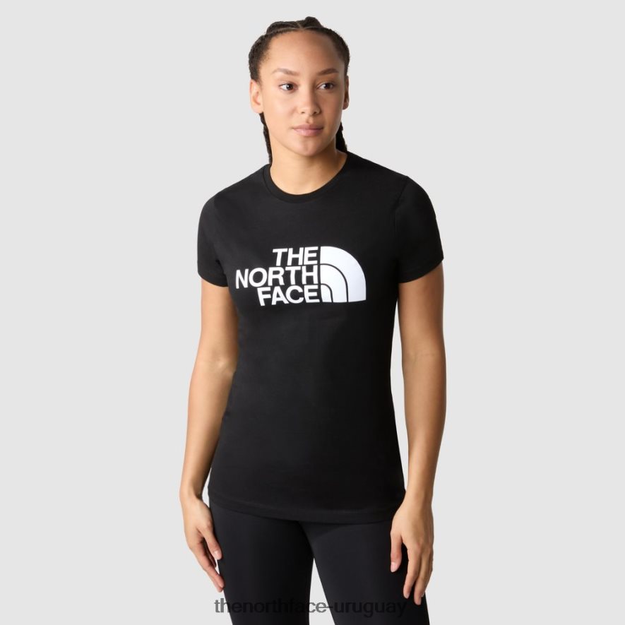 camiseta fácil mujer 2RRLTN628 negro The North Face