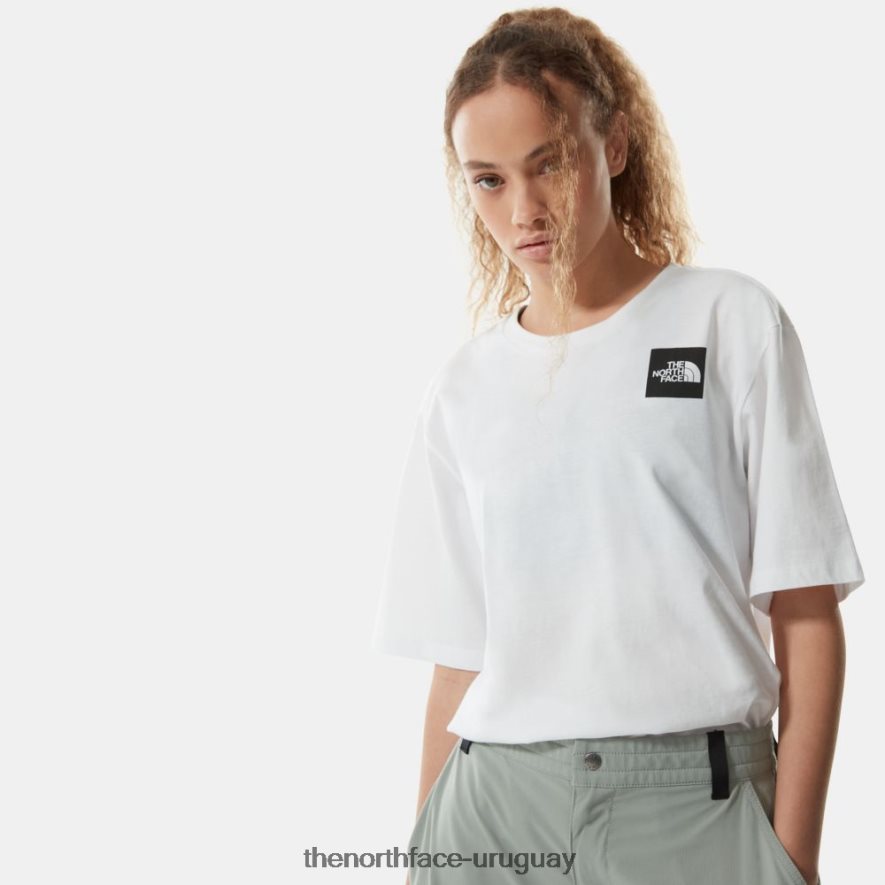 camiseta fina relajada mujer 2RRLTN611 blanco The North Face