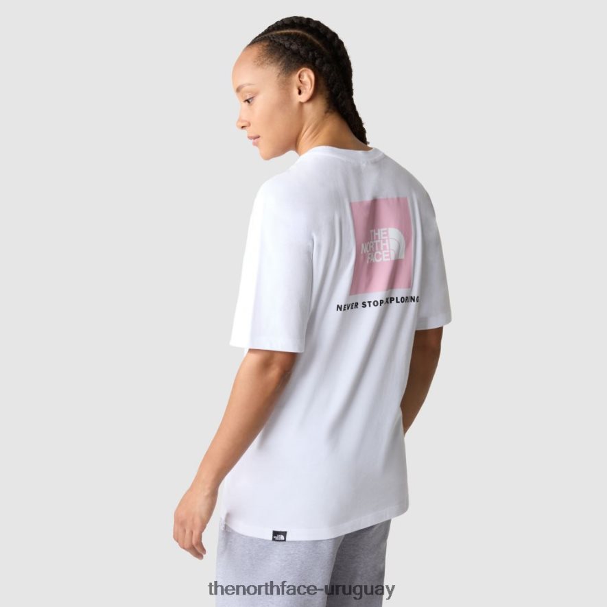 camiseta holgada redbox mujer 2RRLTN404 blanco The North Face