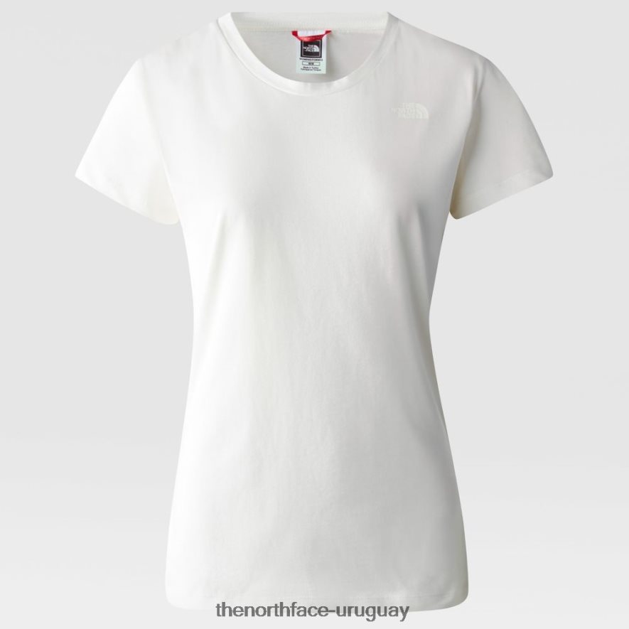 camiseta nueva pico mujer 2RRLTN54 blanco The North Face