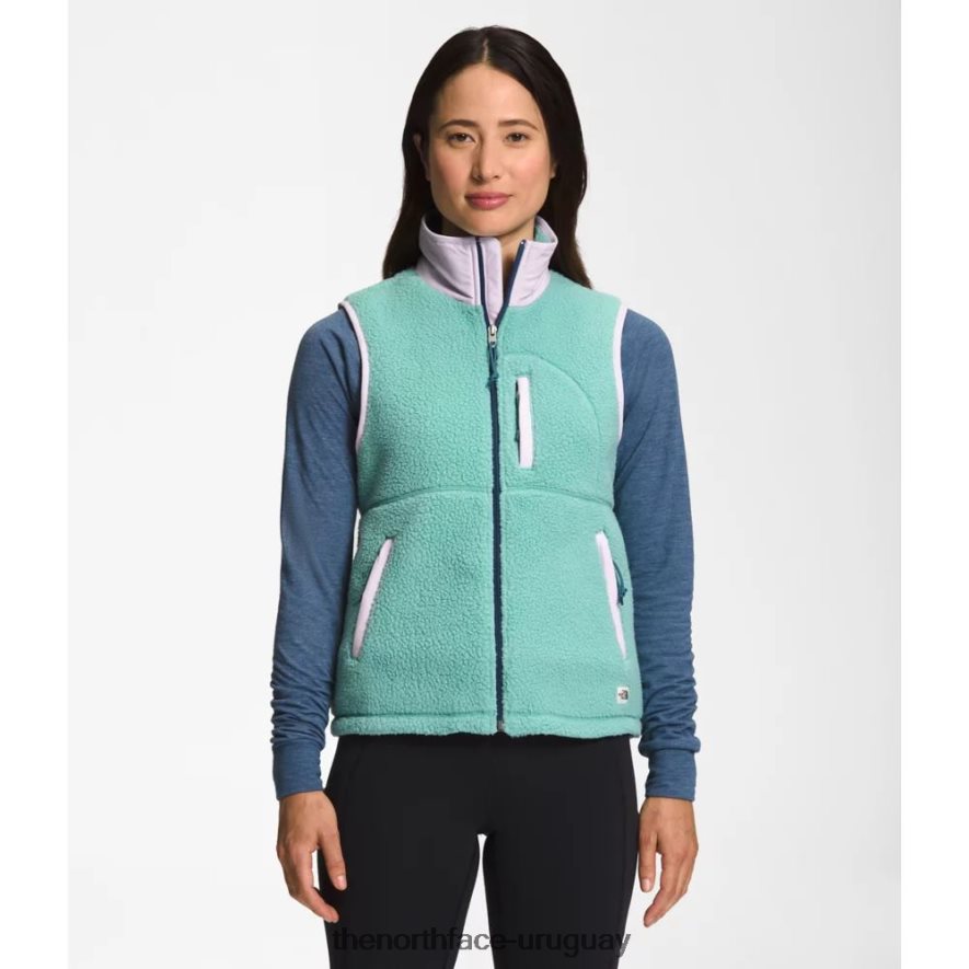 chaleco polar cragmont para mujer 2RRLTN4257 wasabi The North Face