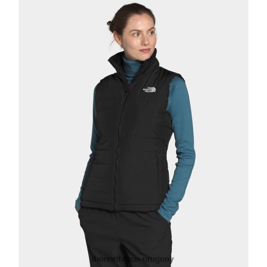 chaleco reversible con aislamiento mossbud para mujer 2RRLTN3603 negro The North Face