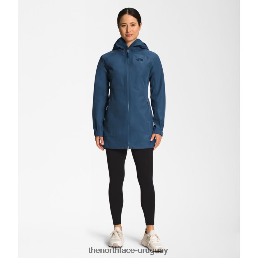 Parka Dryzzle FutureLight para mujer 2RRLTN4684 azul sombreado The North Face