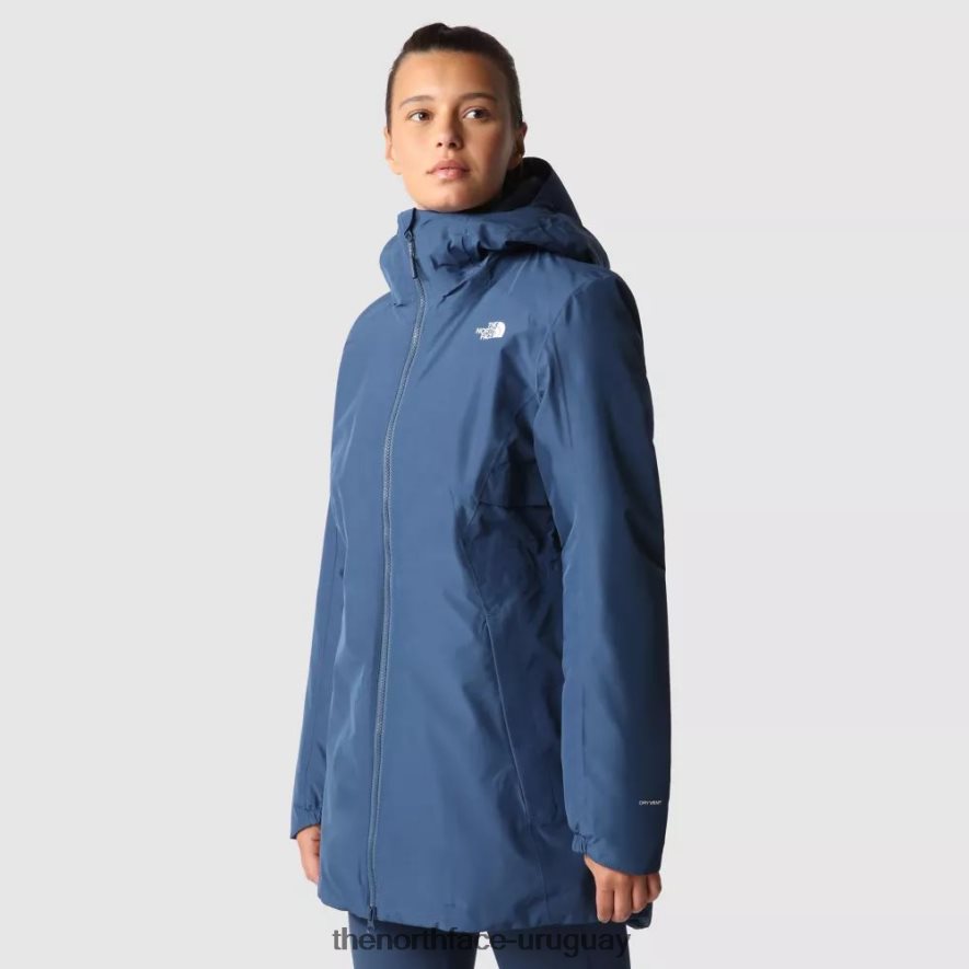 Parka aislante Hikesteller para mujer. 2RRLTN273 azul sombreado The North Face