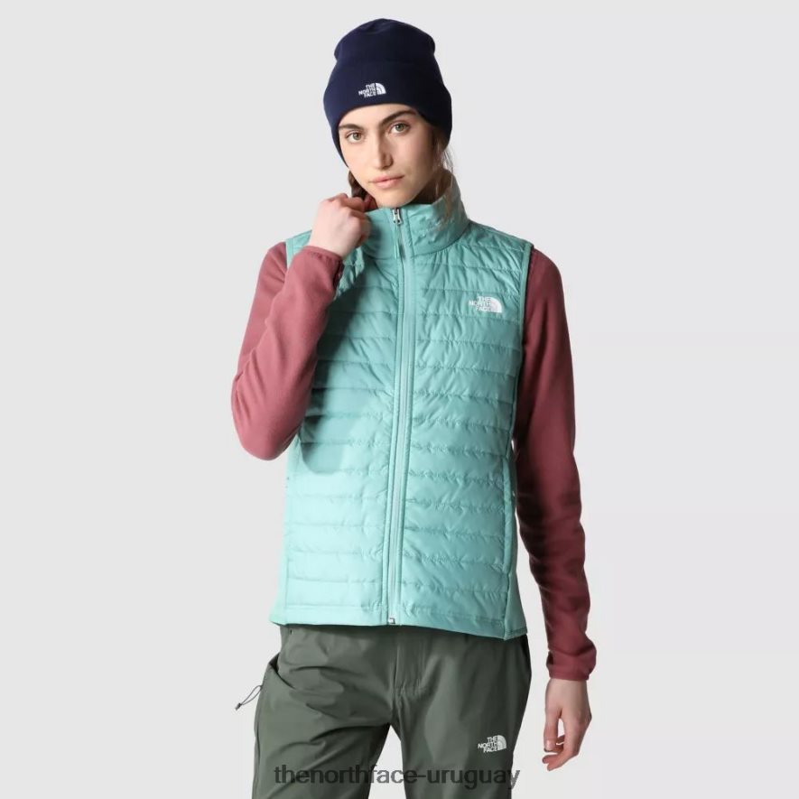 chaleco híbrido mujer canyonlands 2RRLTN1636 wasabi The North Face