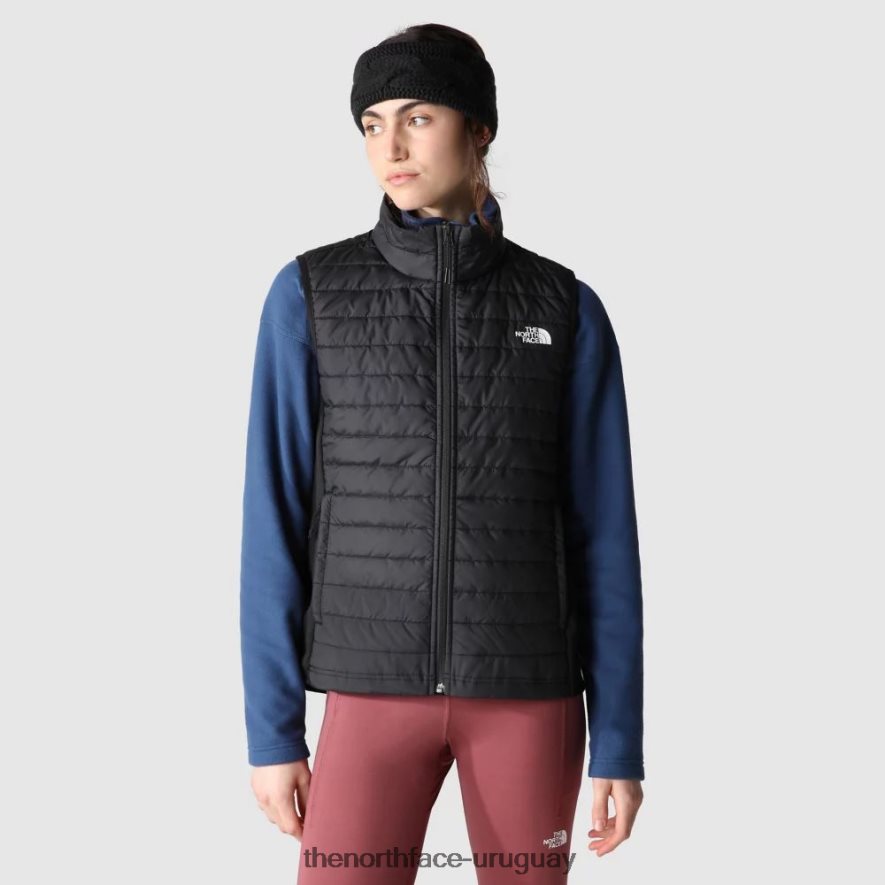 chaleco híbrido mujer canyonlands 2RRLTN1637 negro The North Face