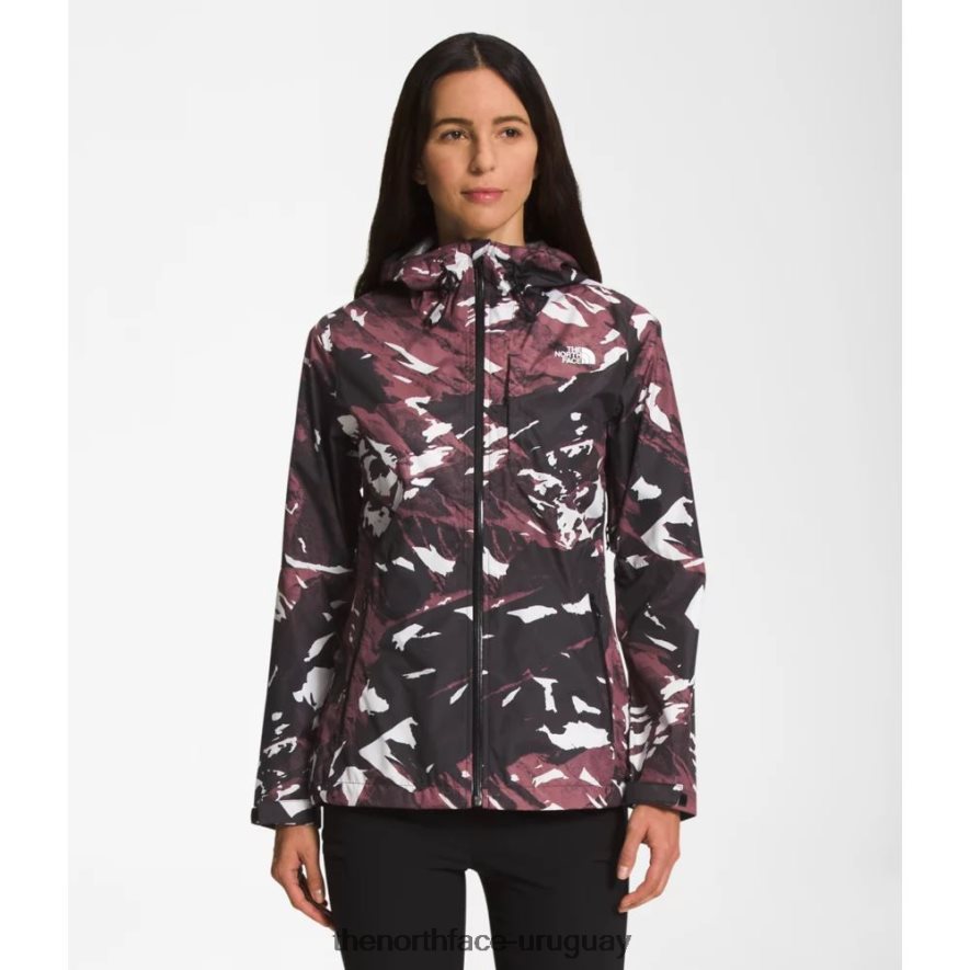 chaqueta alta vista estampada para mujer 2RRLTN4771 nevados de jengibre The North Face