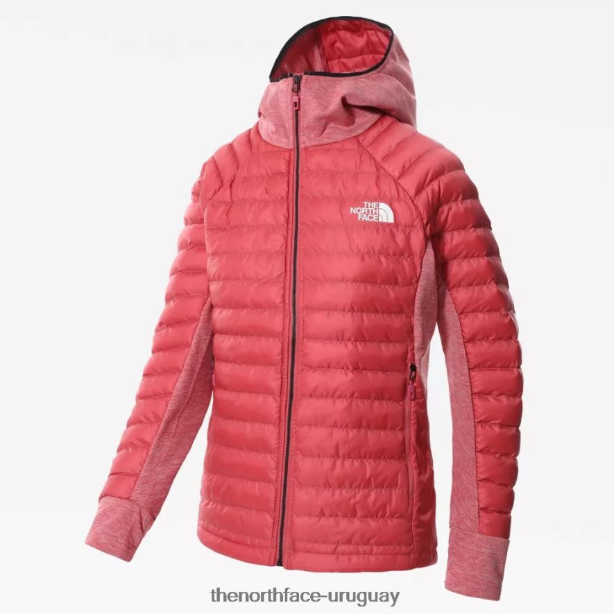 chaqueta atlética con aislamiento híbrido para exteriores para mujer 2RRLTN1120 rosa pizarra The North Face