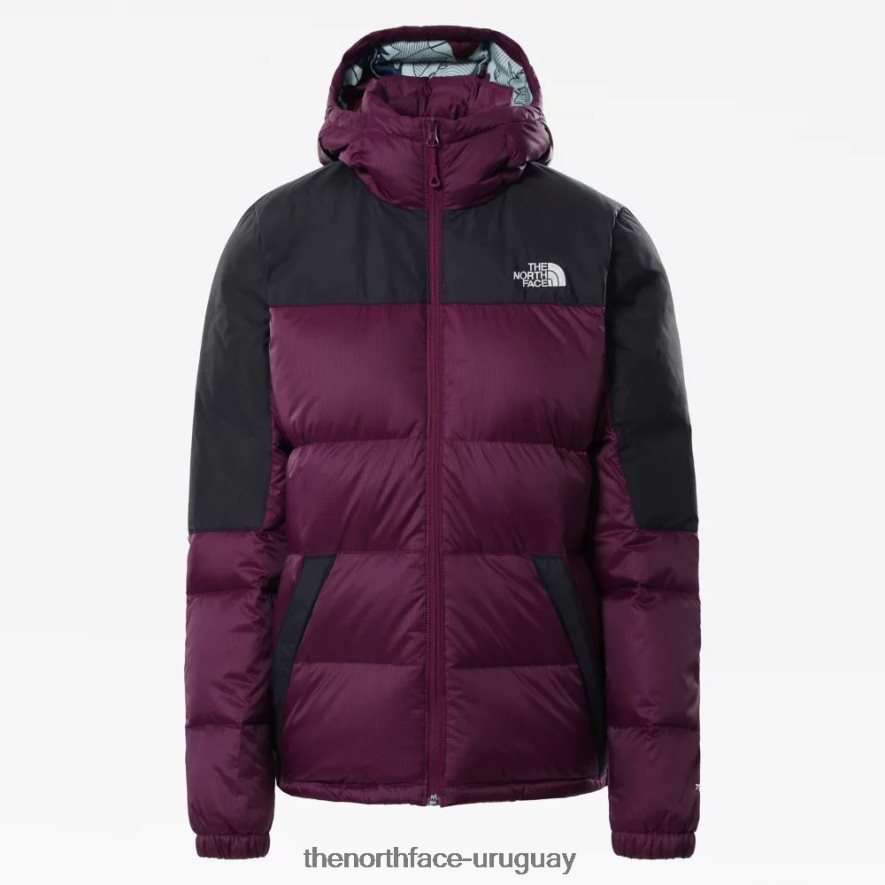 chaqueta con capucha diablo para mujer 2RRLTN900 pamplona morada The North Face